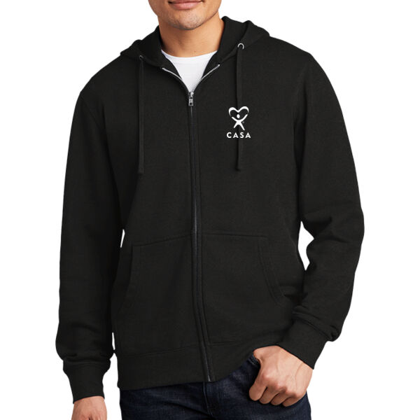 CASA Printed - Fleece Full Zip Hoodie Thumbnail