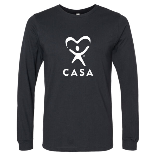 CASA Printed - Unisex Heather CVC Long Sleeve Tee Thumbnail