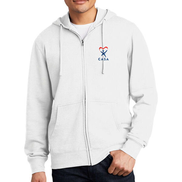 CASA Printed - Fleece Full Zip Hoodie Thumbnail