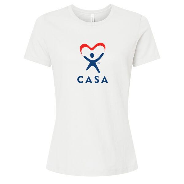 CASA Printed - Women’s Relaxed Fit Heather CVC Tee Thumbnail