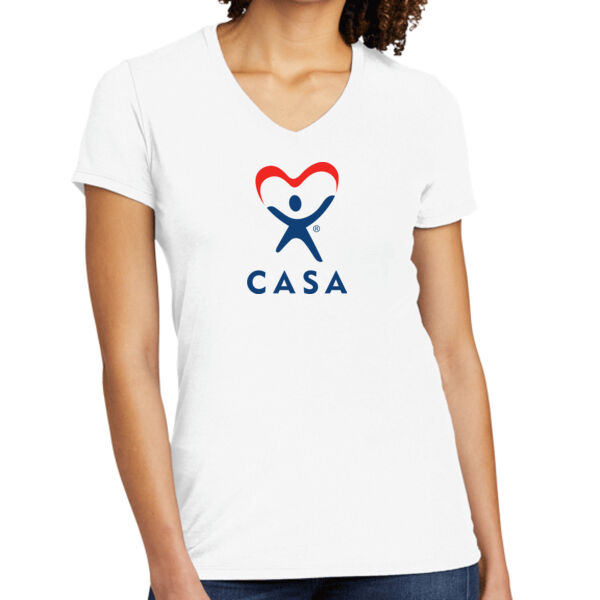 CASA Printed - Women's Tri Blend V Neck Tee Thumbnail