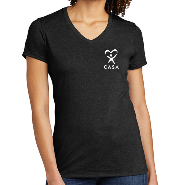 CASA Printed - Women's Tri Blend V Neck Tee Thumbnail