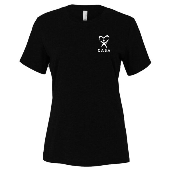 CASA Printed - Women’s Relaxed Fit Heather CVC Tee Thumbnail