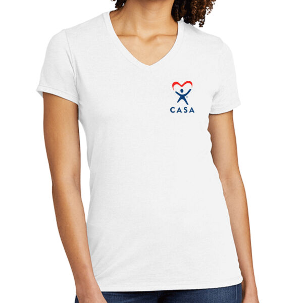 CASA Printed - Women's Tri Blend V Neck Tee Thumbnail