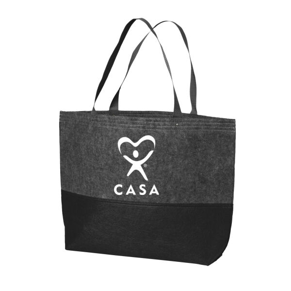 Printed CASA - Large Felt Tote Thumbnail