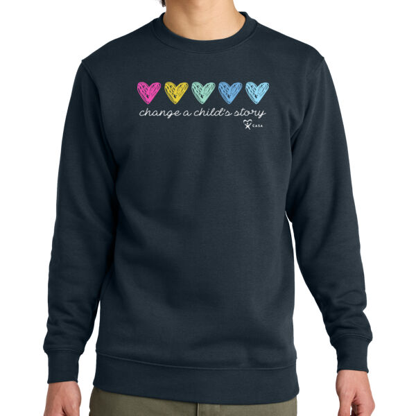 Change a Child's Story - Fleece Crew Sweatshirt Thumbnail